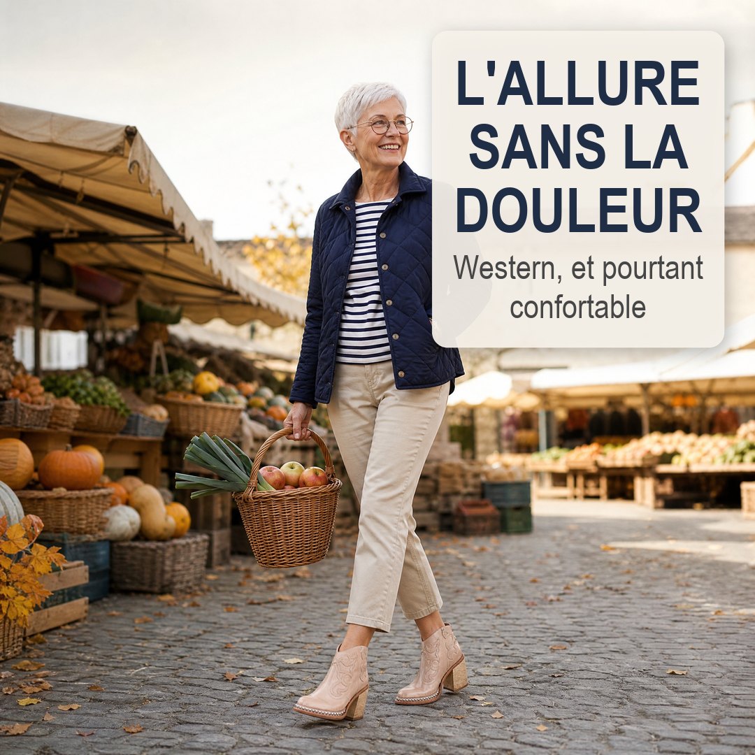 L'allure sans la douleur — Bottine Jersey Rose Dune au marché