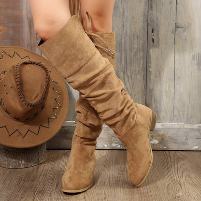 Bottes Daim Marron Milady