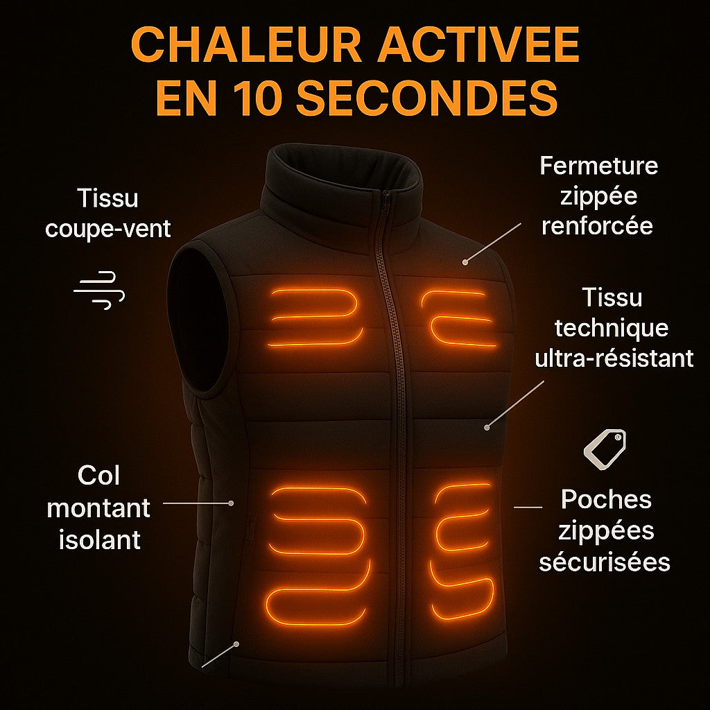 Polaréa Artic™ Veste chauffante || Chaleur et Confort au quotidien