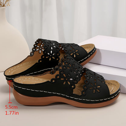 Sandale Aero Flora à talon Confort