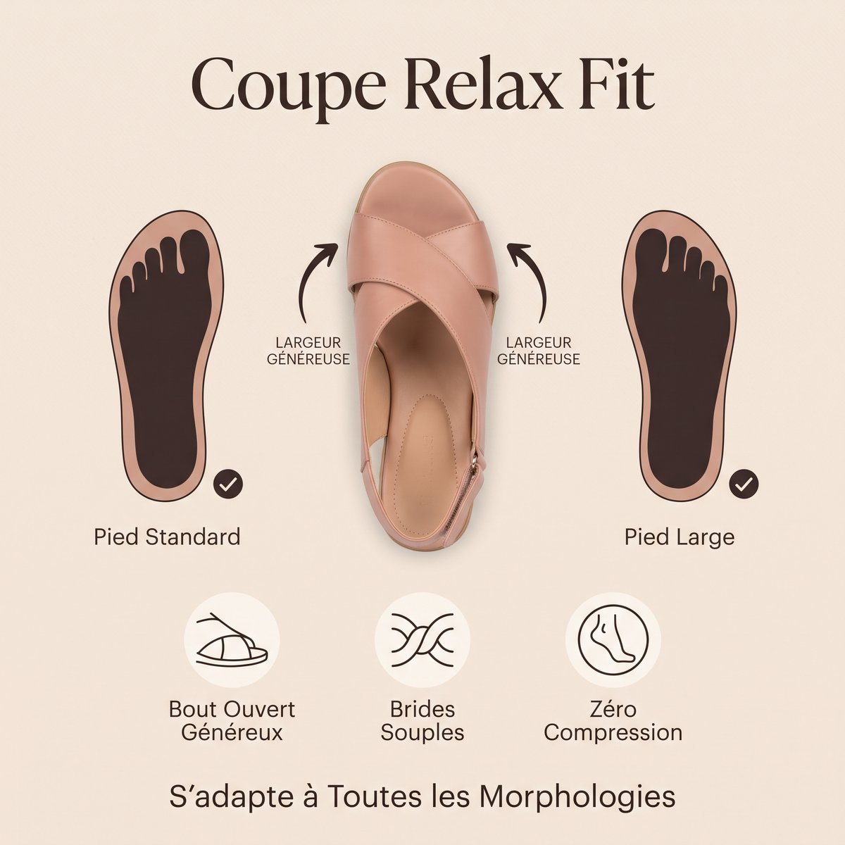 Sandale Tarragone - 08 coupe relax fit