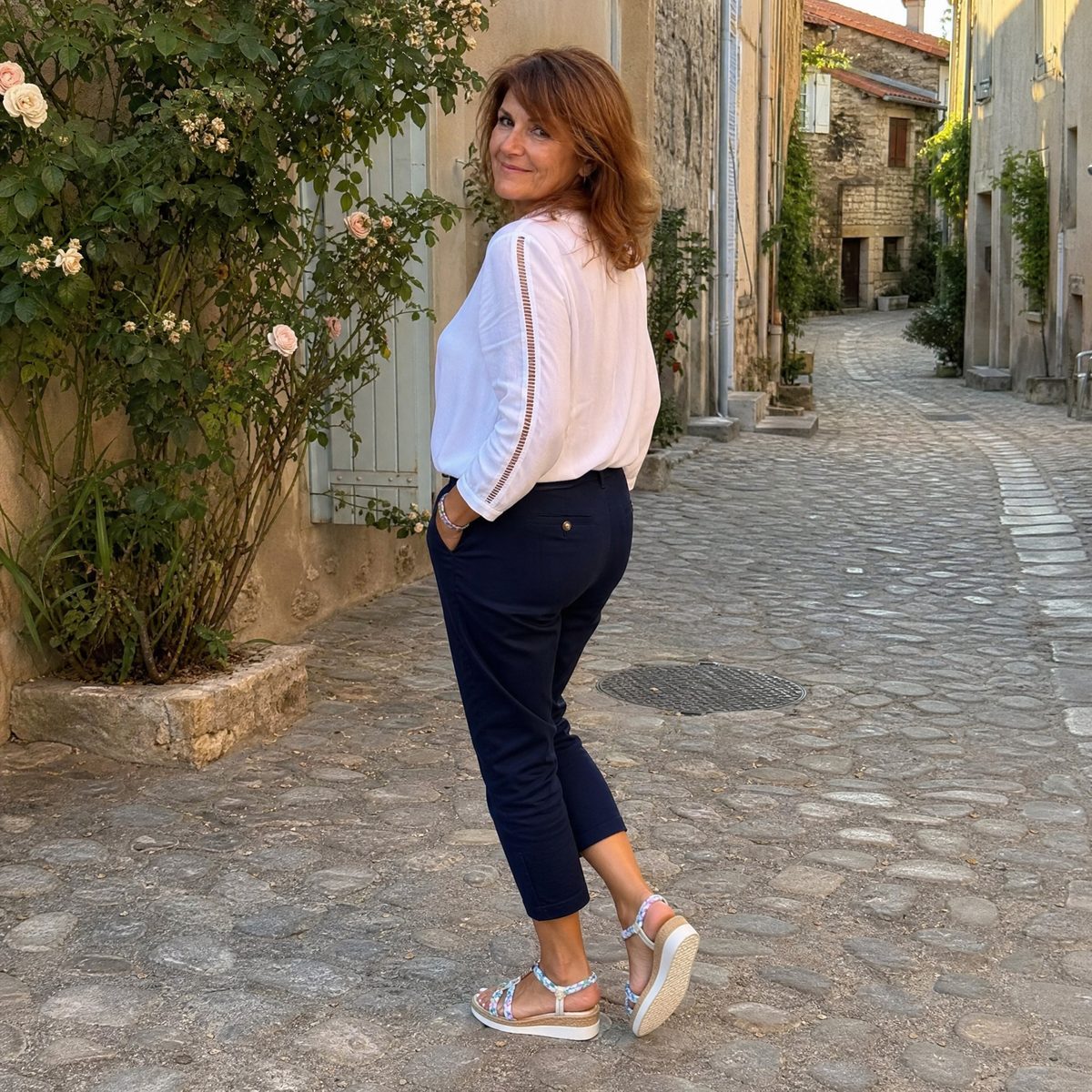 Cliente satisfaite Sandale Belrose Argent