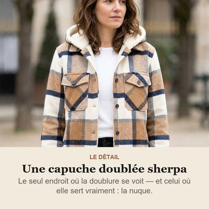 Capuche doublee sherpa