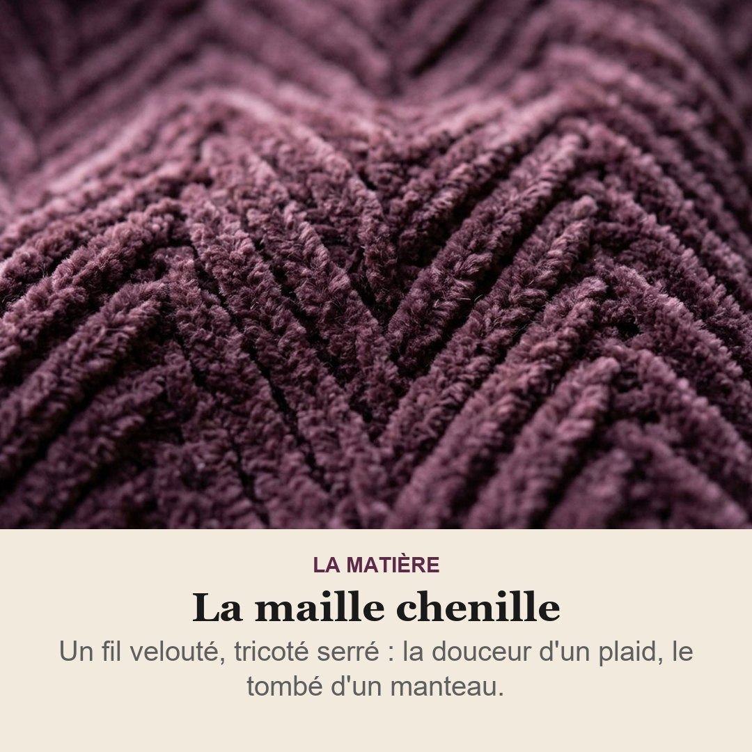 La maille chenille
