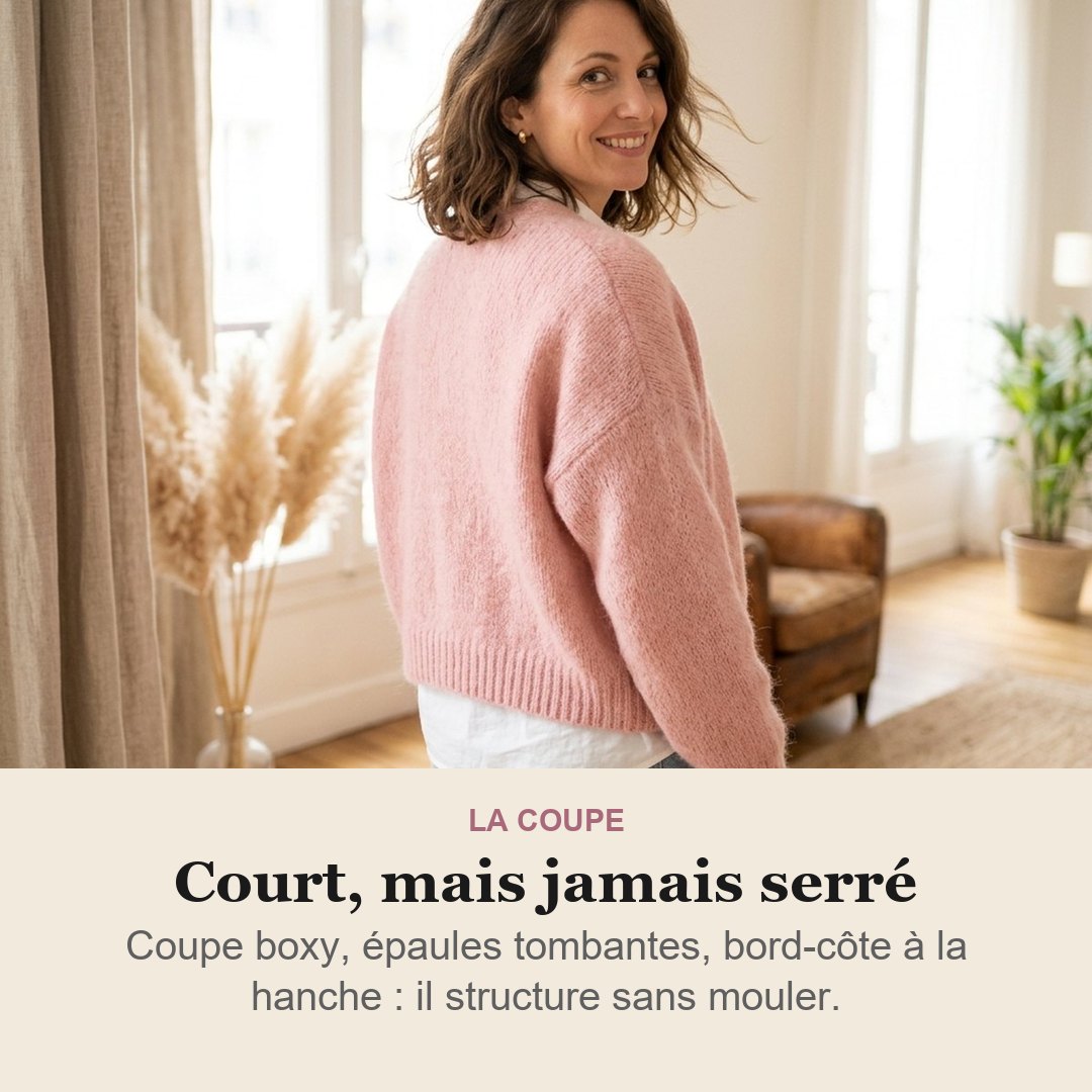 Coupe courte boxy