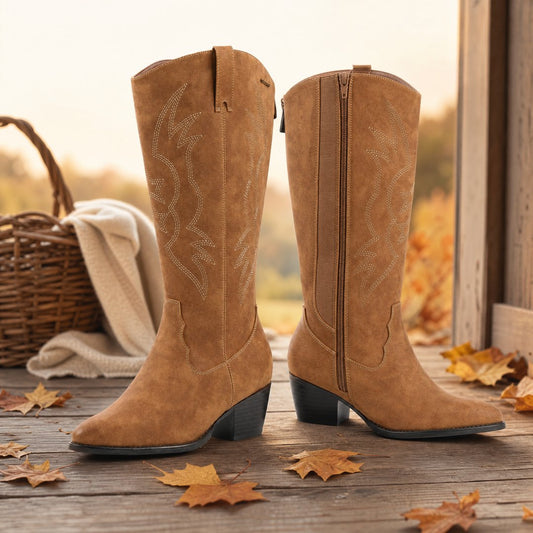 Bottes Charlotte Pembroke mollets larges