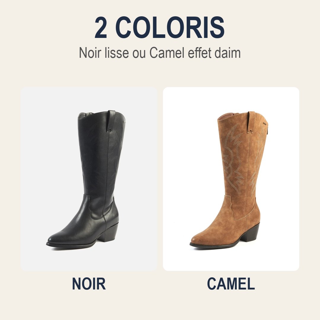 Bottes Charlotte Pembroke mollets larges