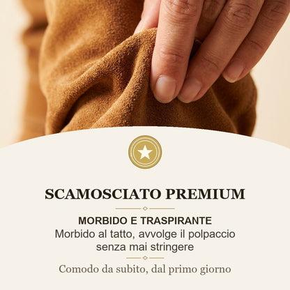 Scamosciato premium morbido e traspirante