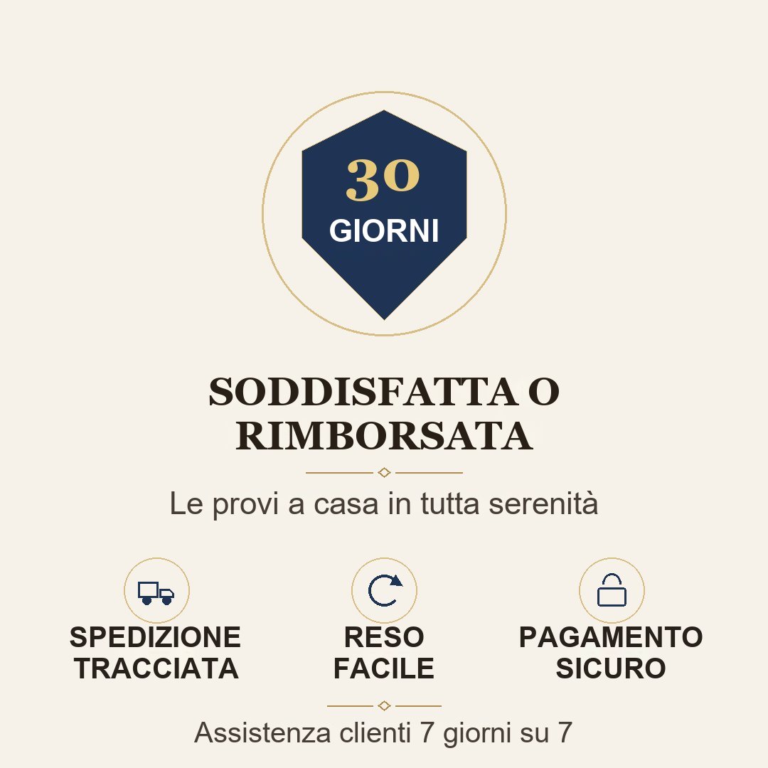Soddisfatta o rimborsata, 30 giorni di prova