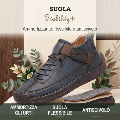 Suola Stability+ ammortizzante e antiscivolo