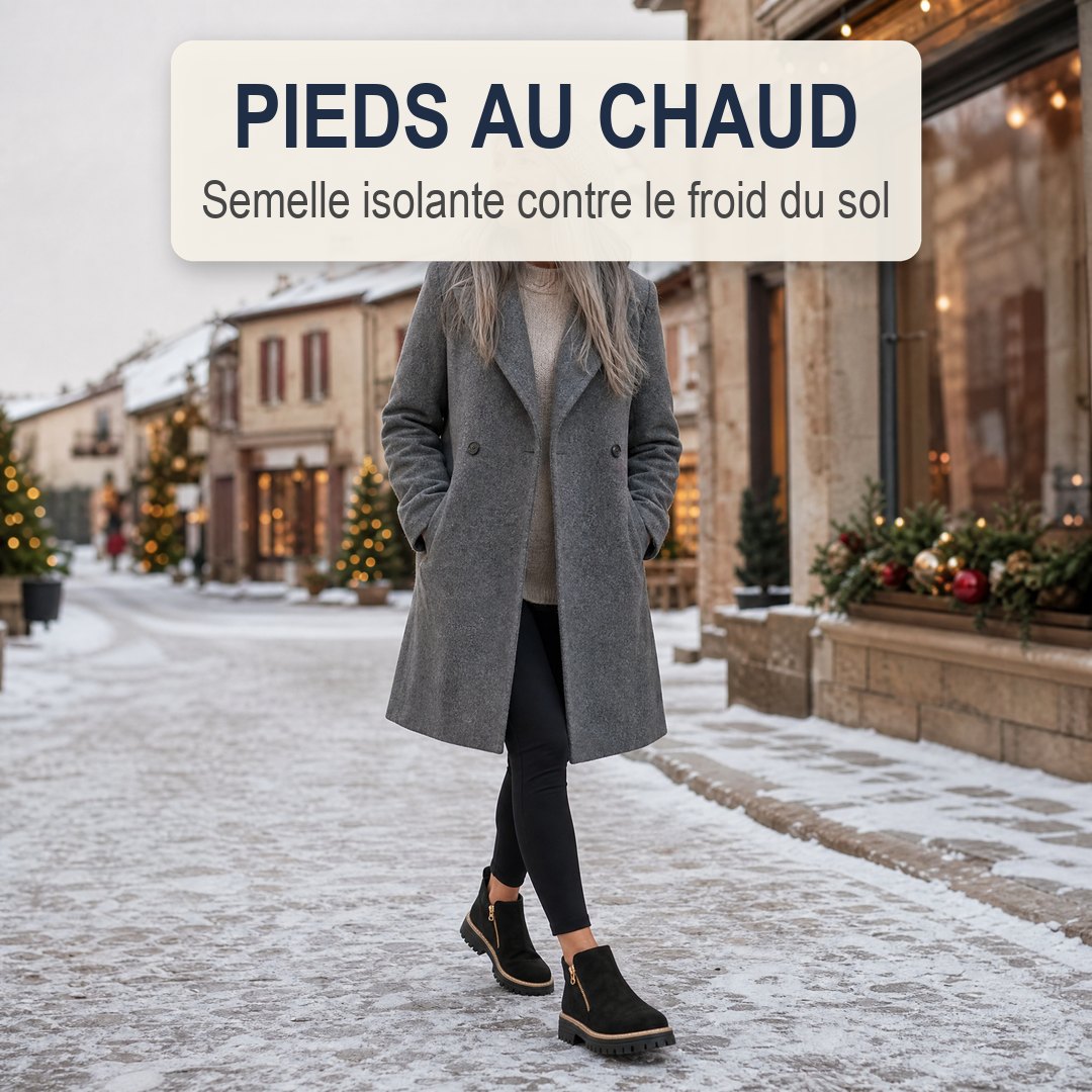 Bottine Enora Lewis qui garde les pieds au chaud