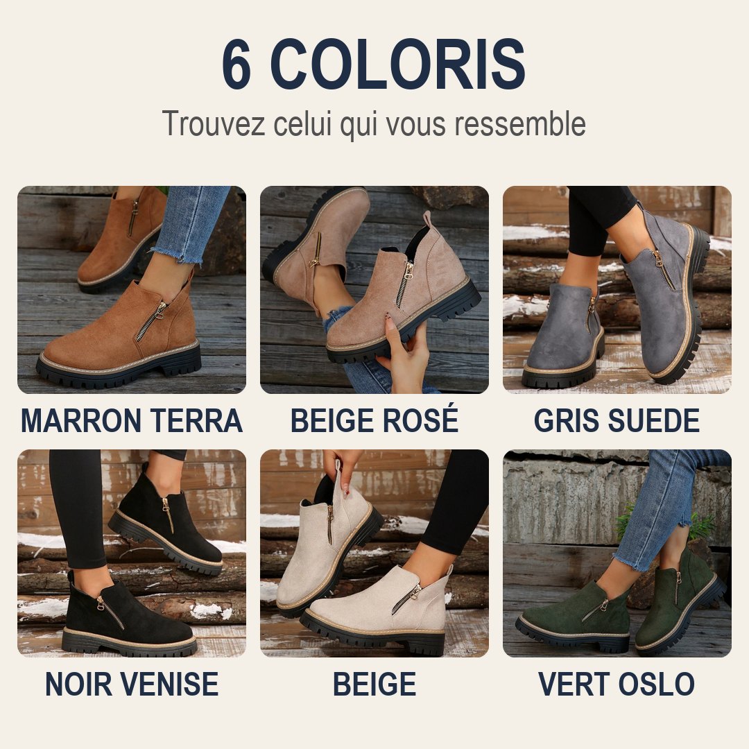 Coloris disponibles de la bottine Enora Lewis
