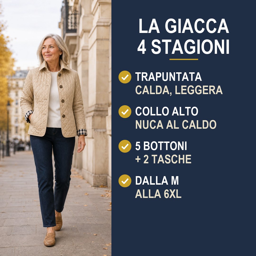 Giacca Eleanor Whitmore, la giacca 4 stagioni