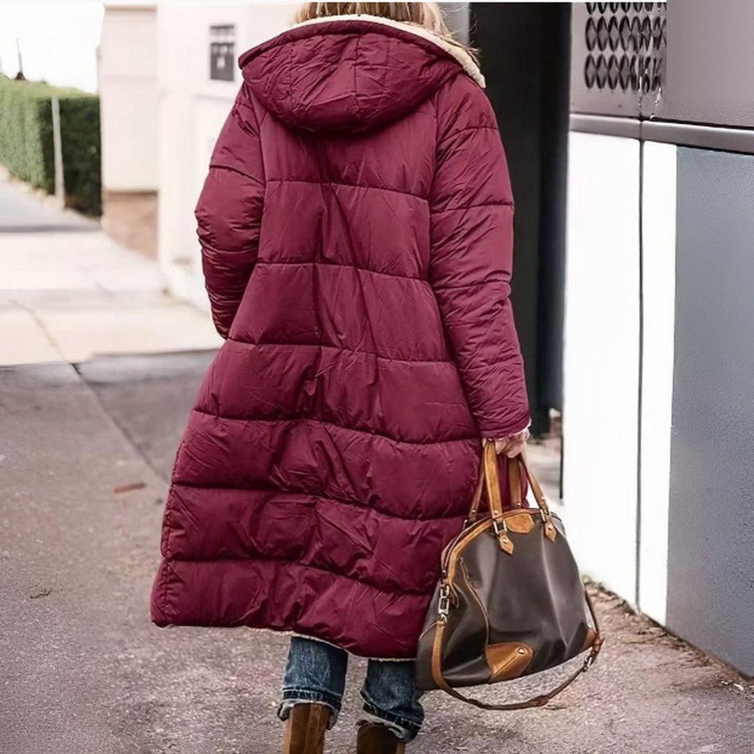 Cappotto Erika NorthWest rosso, retro