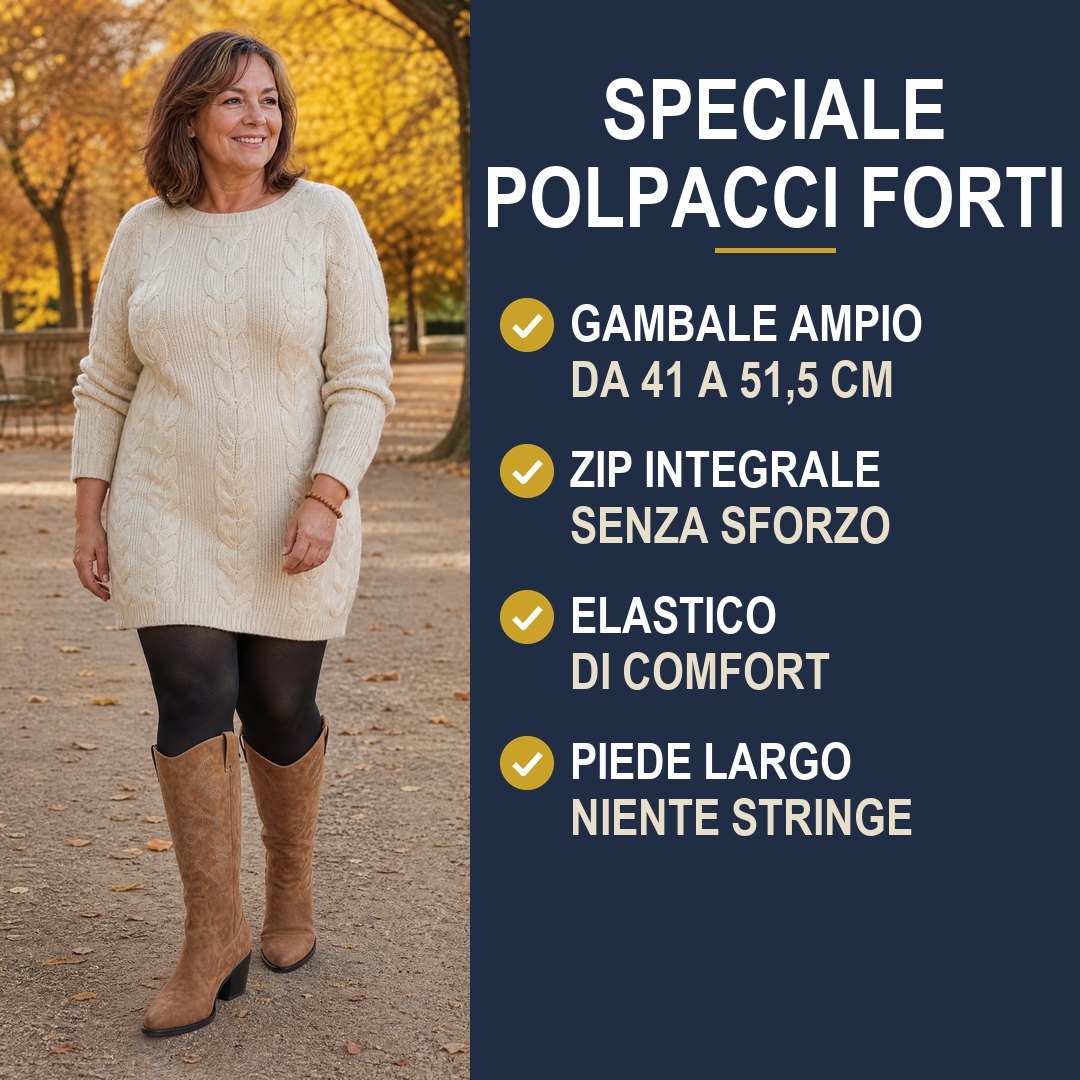 Stivali speciali polpacci forti