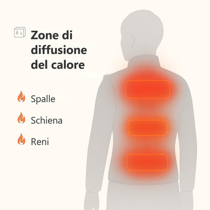 Polaréa Artic, zone di diffusione del calore