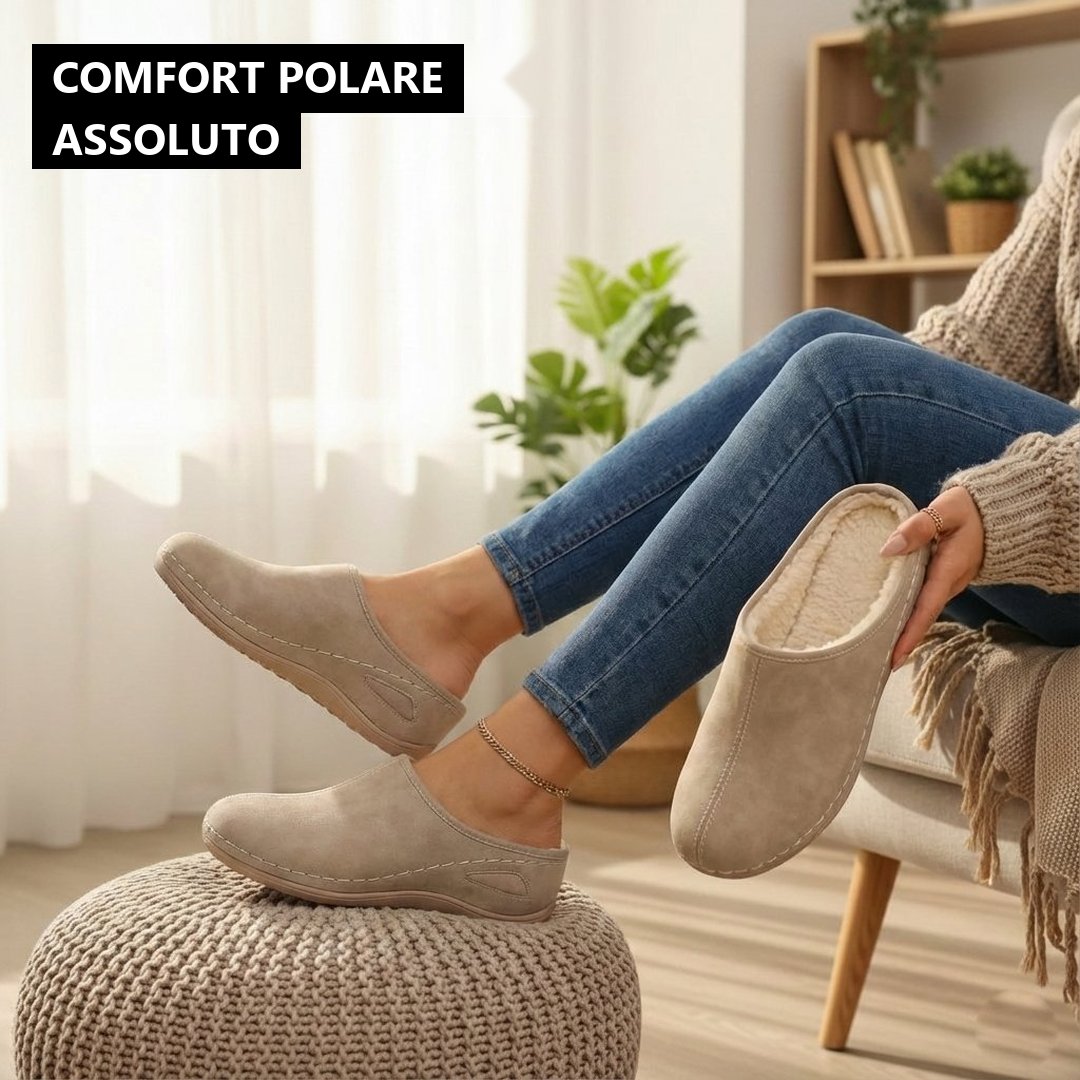 Pantofole Polarea beige - comfort polare