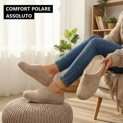 Pantofole Polarea beige - comfort polare