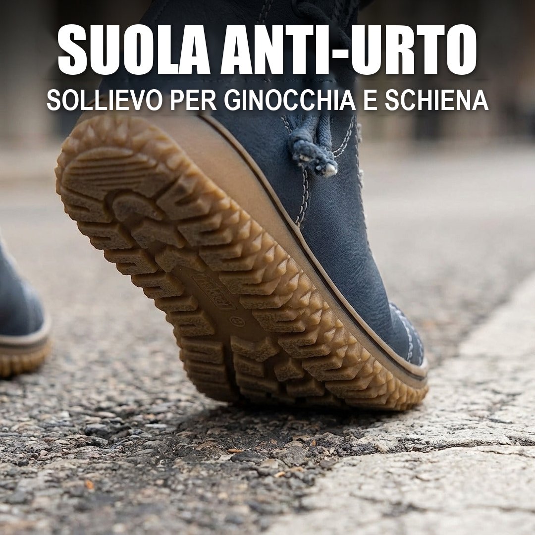 Suola anti-urto degli stivaletti Asellia