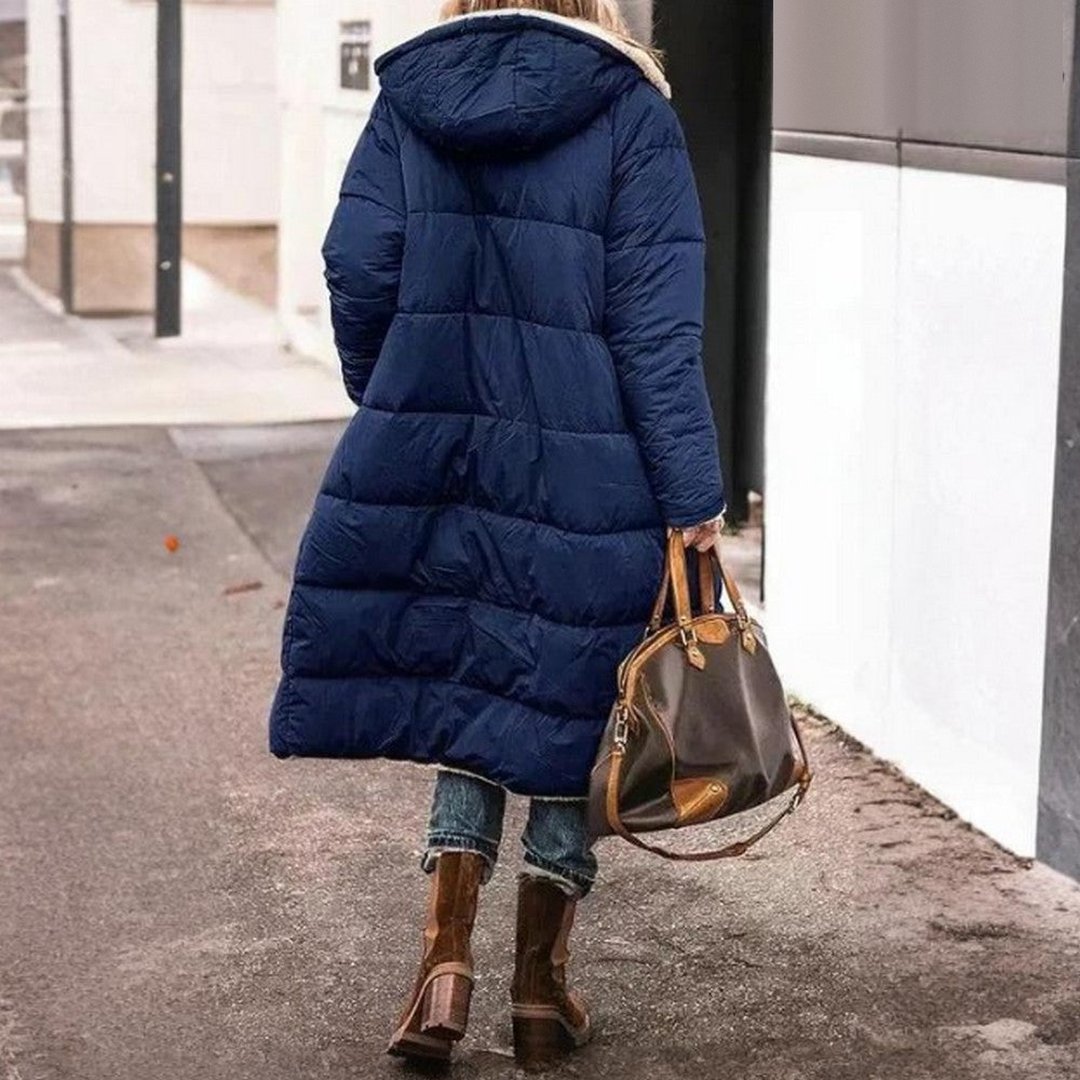 Cappotto Erika NorthWest blu, retro