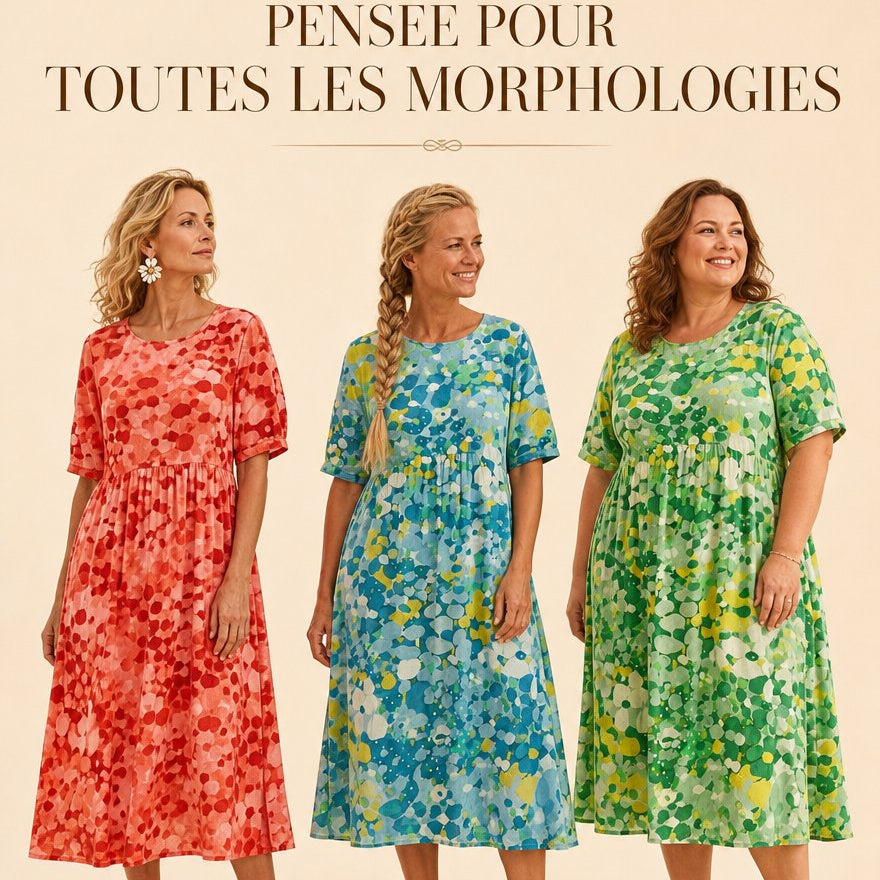 Robe Liora pensée pour toutes les morphologies