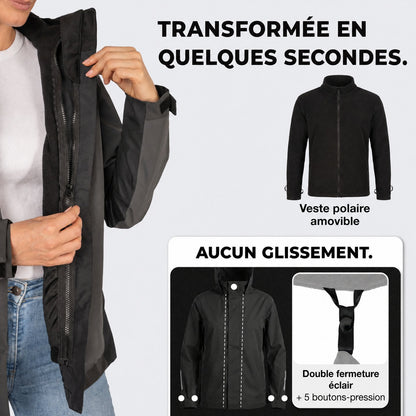 Veste Halo 3 en 1 polaire amovible
