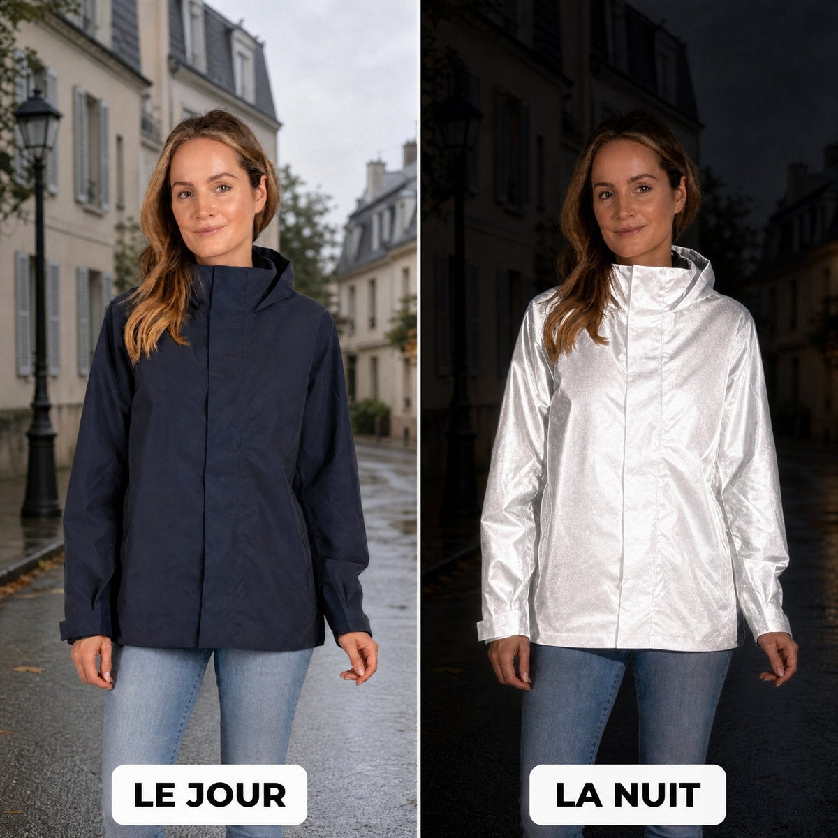 Veste Halo le jour et la nuit