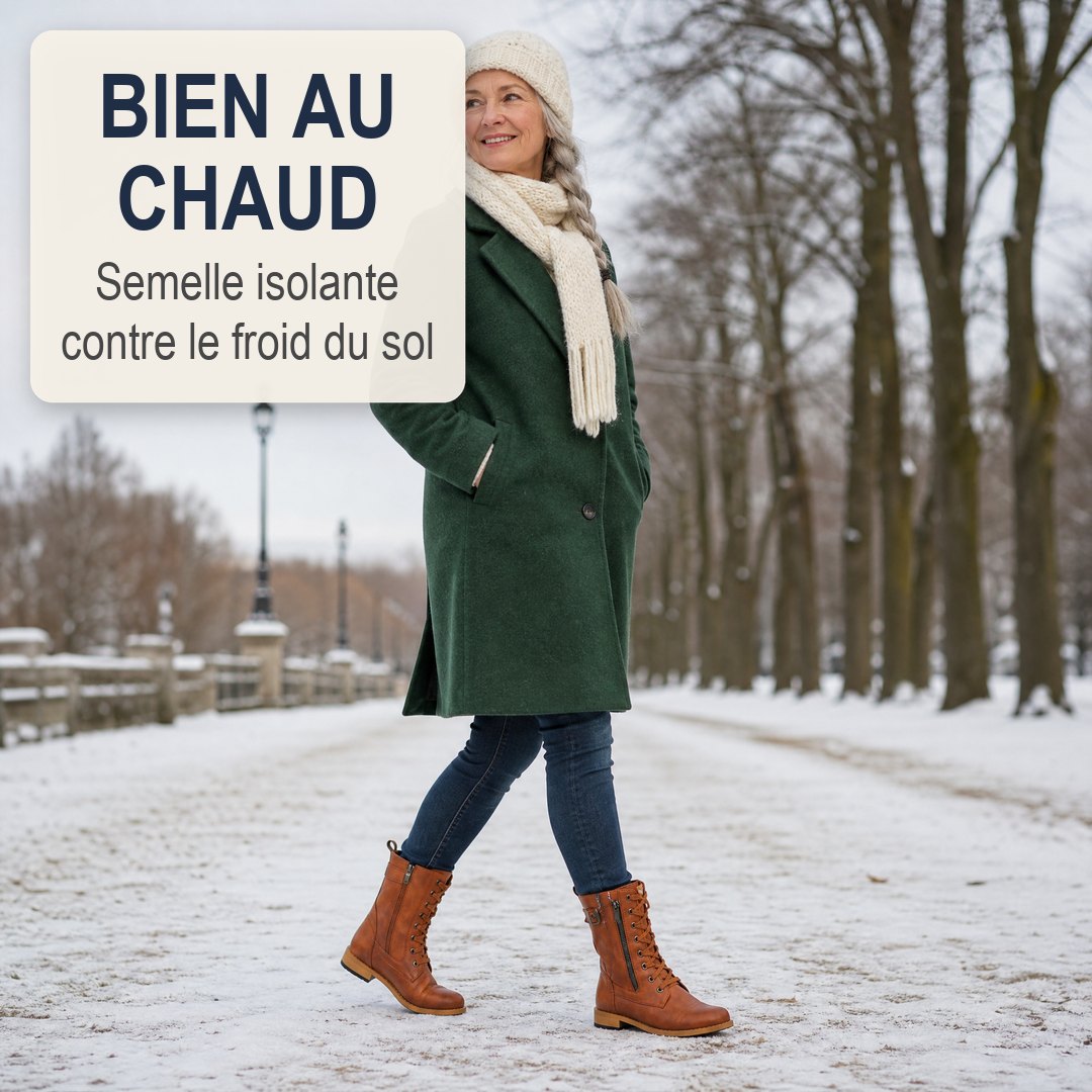 Doublure chaude de la botte Elise Winston pour l'hiver
