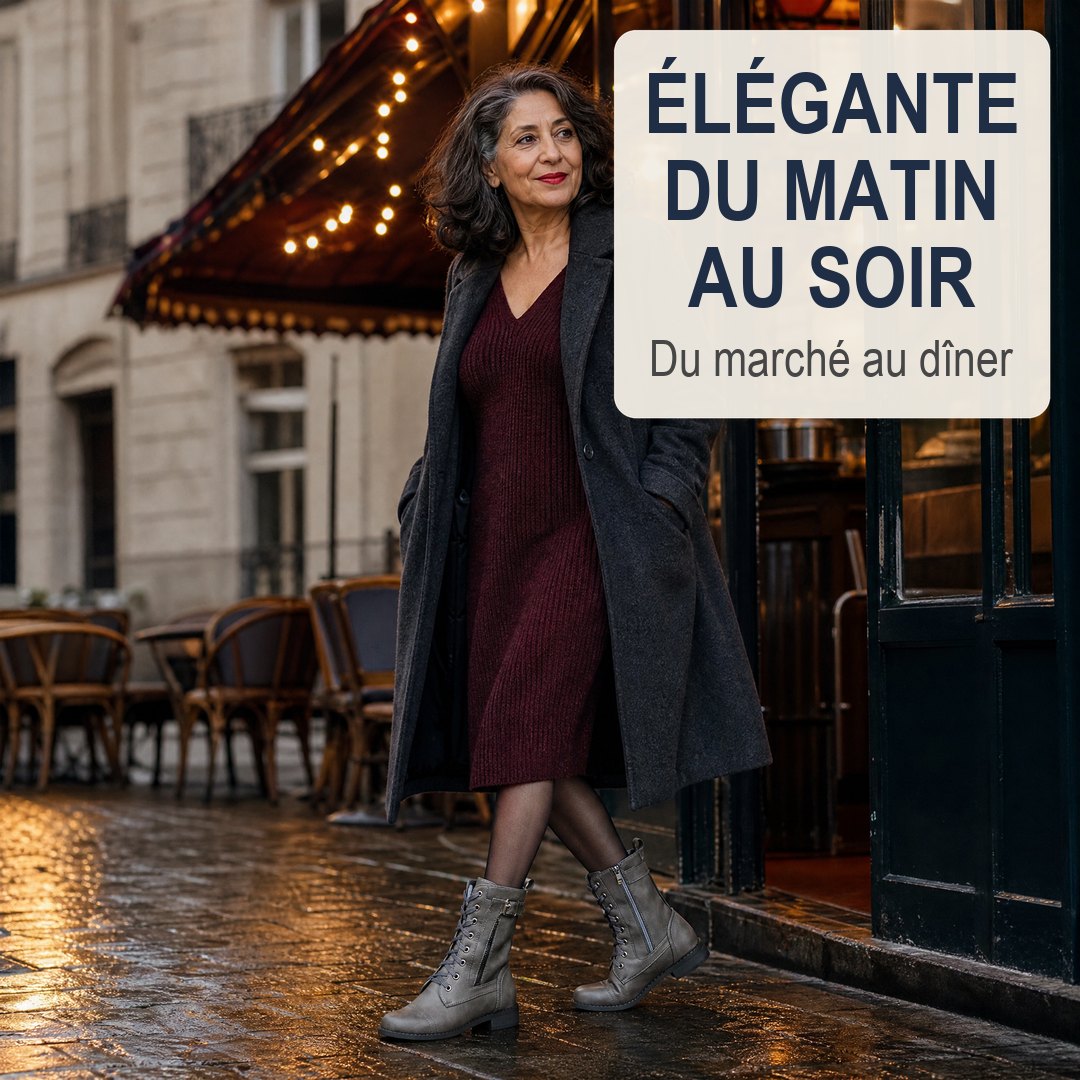Botte Elise Winston confortable du matin au soir